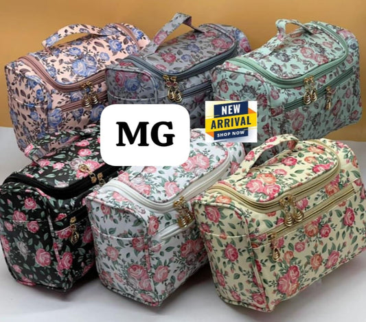 Floral Multipurpose Pouch | Cosmetic Pouch for Women | Stationery Pouch
